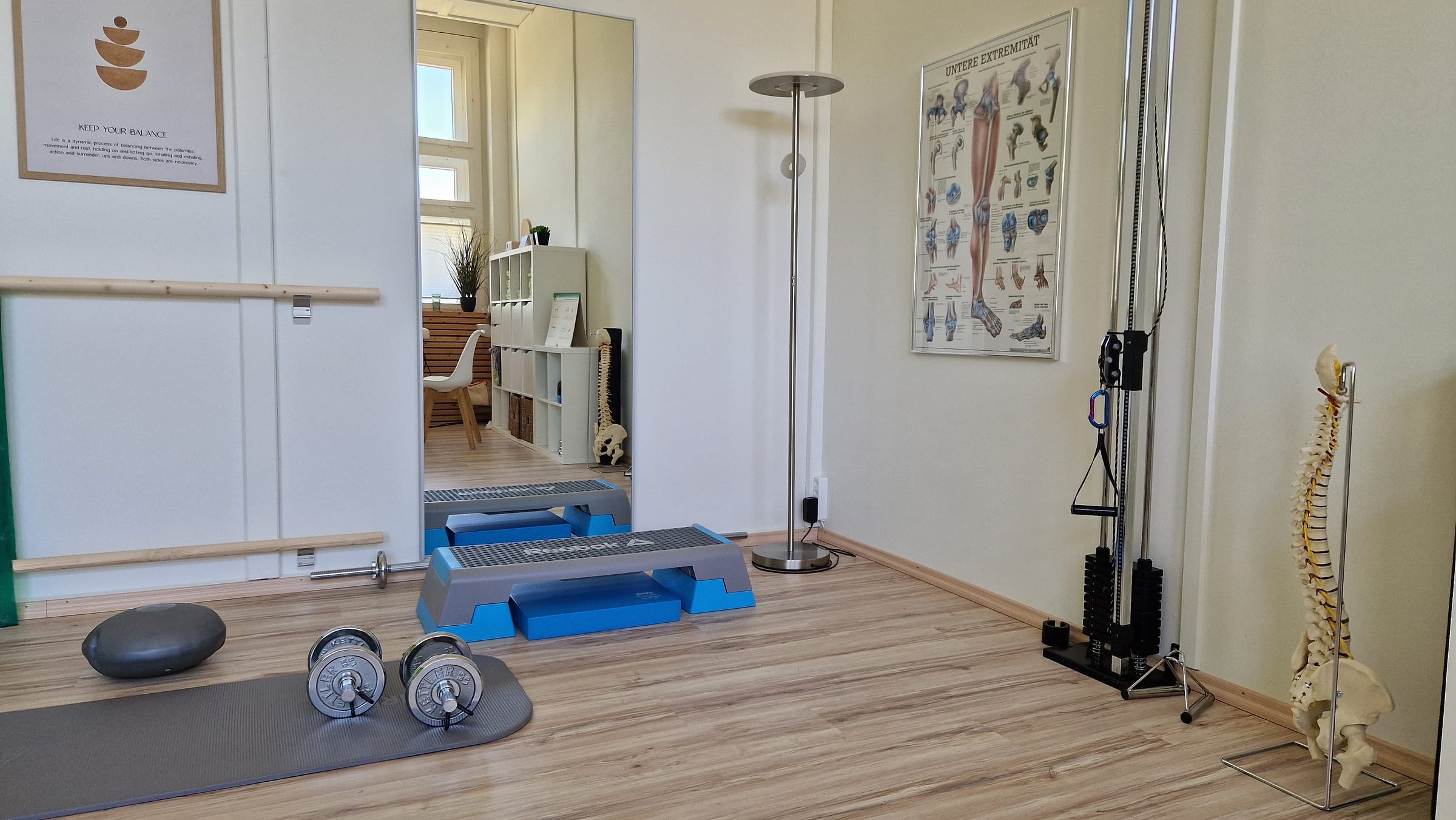 Trainingsbereich der Physiotherapie Riedern